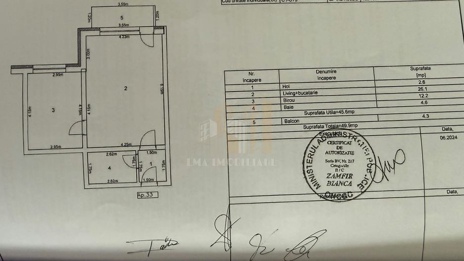 Apartament 2 camere Tip studio Subcetate City Sanpetru Brasov - Schiță 10