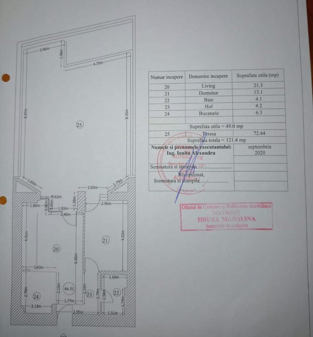 Apartament 2 camere + terasă 72 mp Barbu Vacarescu - Floreasca - Poză 9