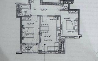 Vânzare, apartament, 2 camere, str. Pantelimon Halippa, Centru - Poză 3