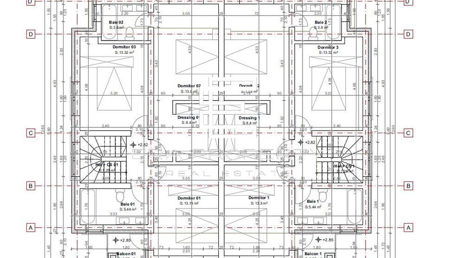 Duplex 4 camere- 120 mp- teren 250 mp- Sura Mica - Schiță 4