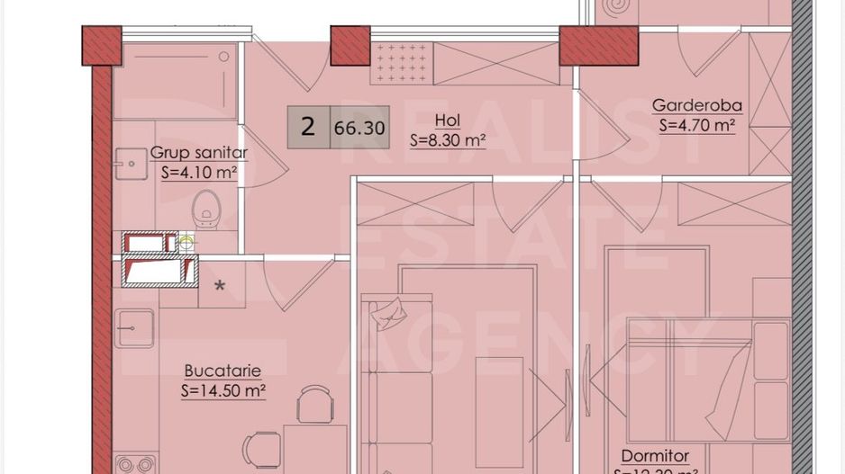 Vânzare, apratament, 2 camere, strada Bucovina, Ciocana - Poză 14