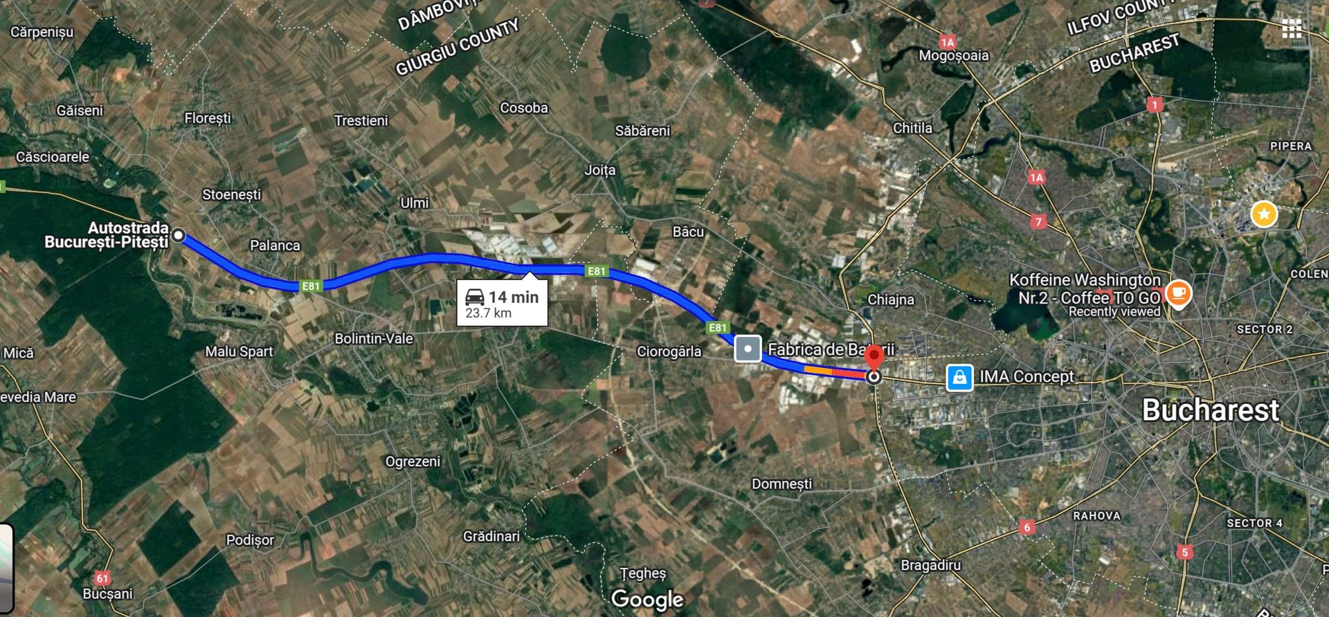 Teren cu deschidere de 97.66ml la Autostrada A1 | 14.103mp - Poză 5