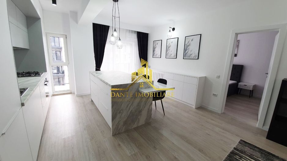 2 camere, mobilat modern, bloc nou, balcon, parcare, zona Marasti - Poză 5