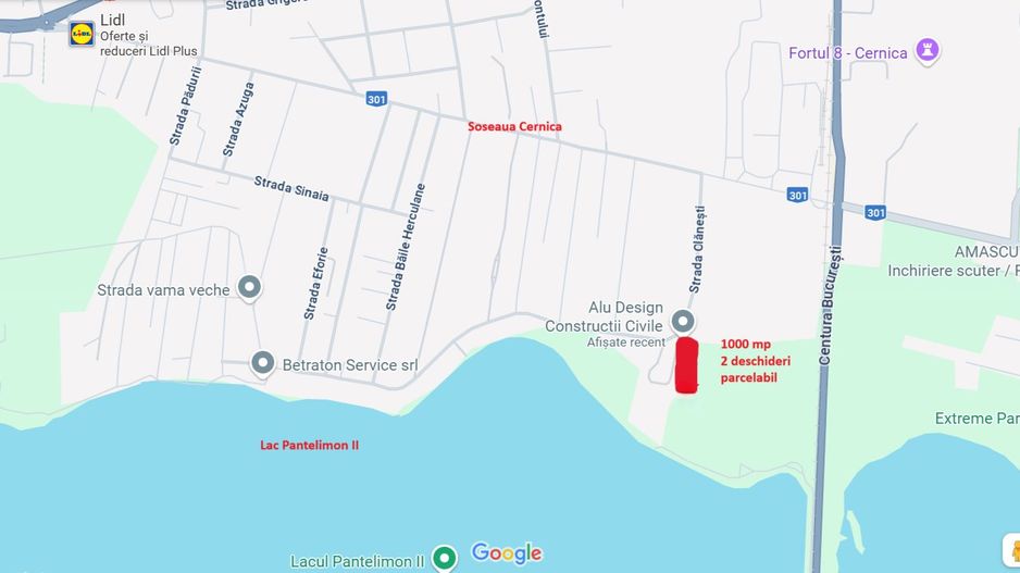 Teren Cernica Lebada Investitie Comision 0% - Poză 1