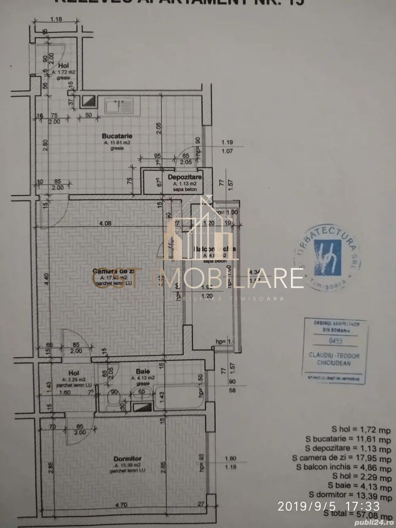 Apartament 2 camere Sagului - Etaj Intermediar - Poză 5