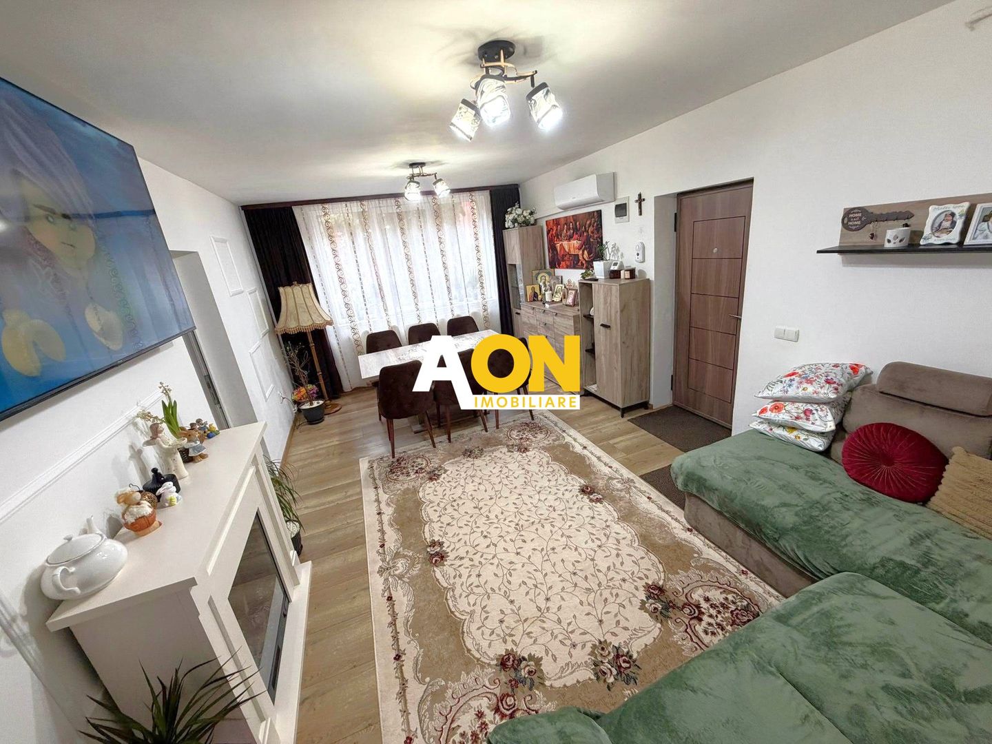 Apartament 3 camere, 2 balcoane, decomandat, mobilat, utilat, Ampoi 3 - Poză 2