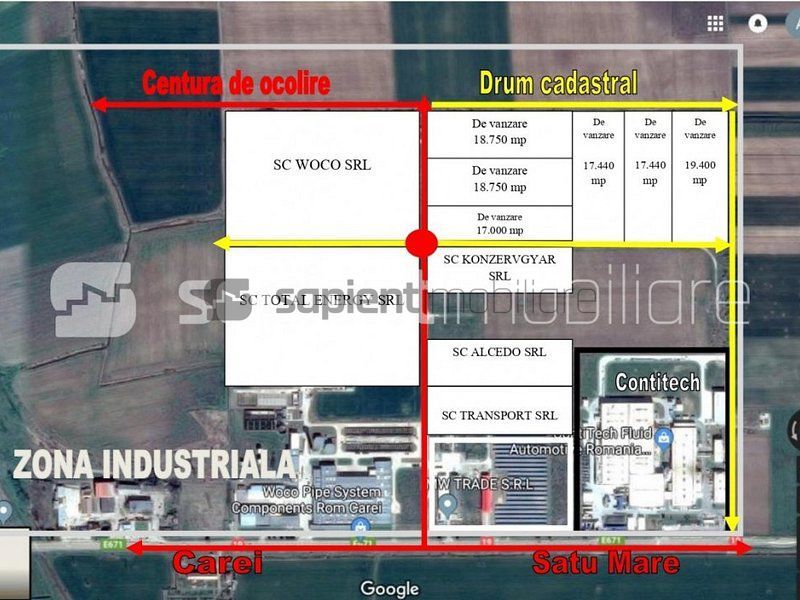 Teren industrial zona Carei - Poză 1