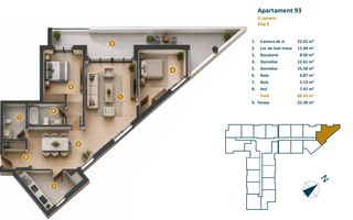 Apartament 3 camere proiect nou finalizat aproape de Iulius Mall - Poză 2