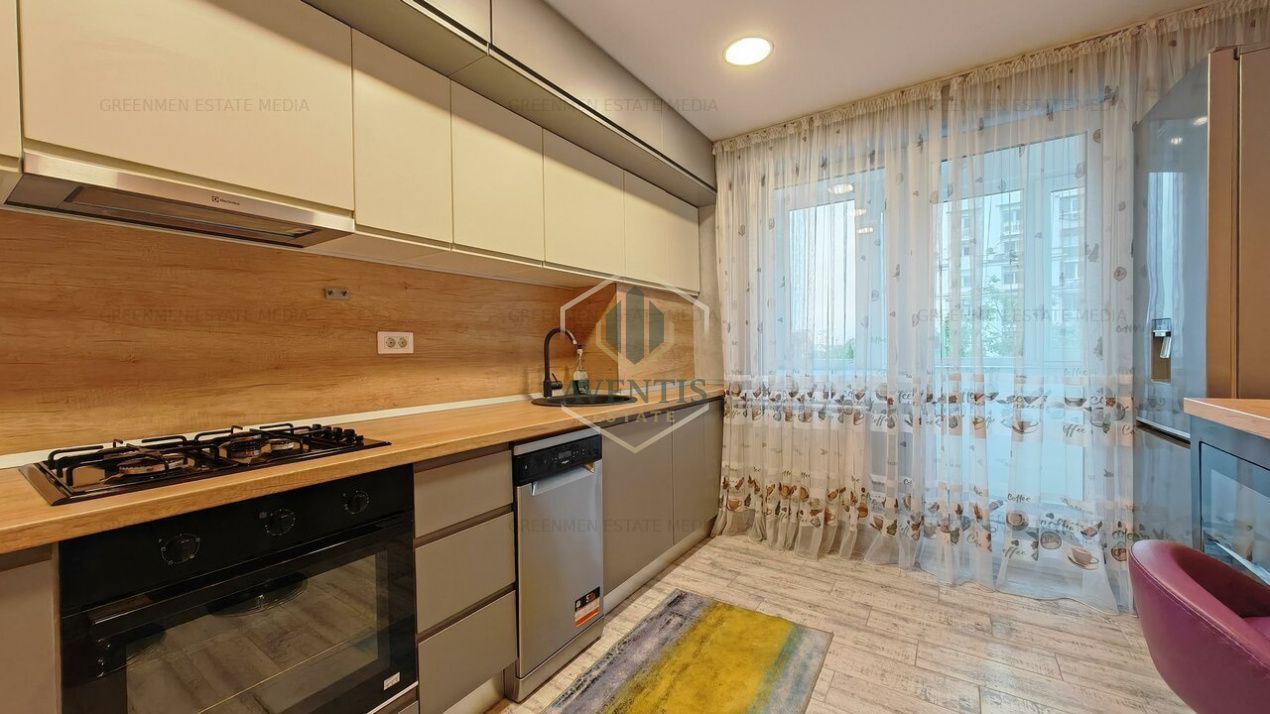 Apartament elegant cu 2 balcoane, Bd. Unirii – Burebista, mobilat modern - Poză 9