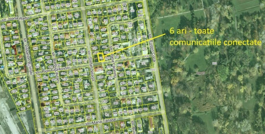 Vânzare,teren pentru construcție,6 ari, str. Piotr Ceaikovski,Buiucani - Poză 1