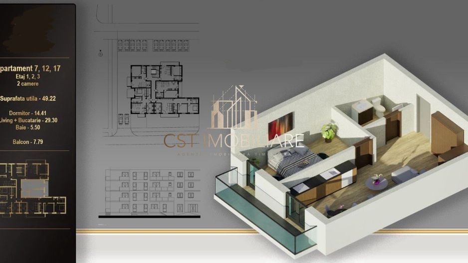 Zona Soarelui / Apartament cu 2 camere / Etaj 1 / Ultrafinisat - Poză 1