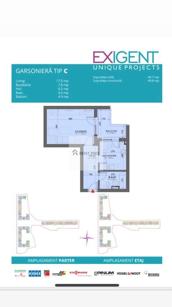 Garsonieră spațioasă de vânzare |Exigent Plaza Residence| Boxă inclusă - Poză 6