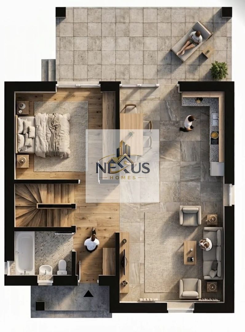 Casa Comuna Berceni | Teren 386 mp | 5 camere | 2 bai | P+M - Poză 7