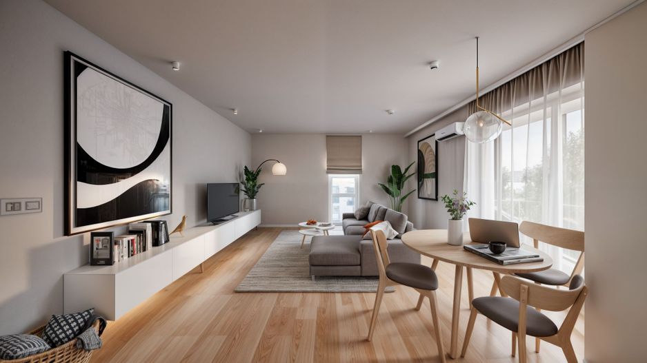 Apartament cu 2 camere în Pârneava - Poză 1