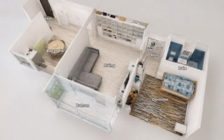 Apartament 2 camere Blascovici | Etaj 3 | 58 mp | Mobilat complet - Poză 7