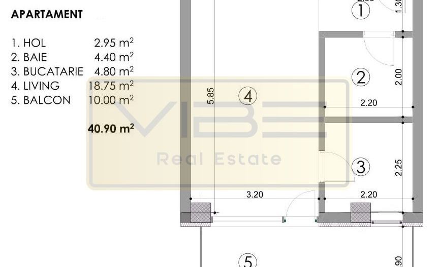 Apartament 1 camera premium cu terasa COPOU - Poză 20
