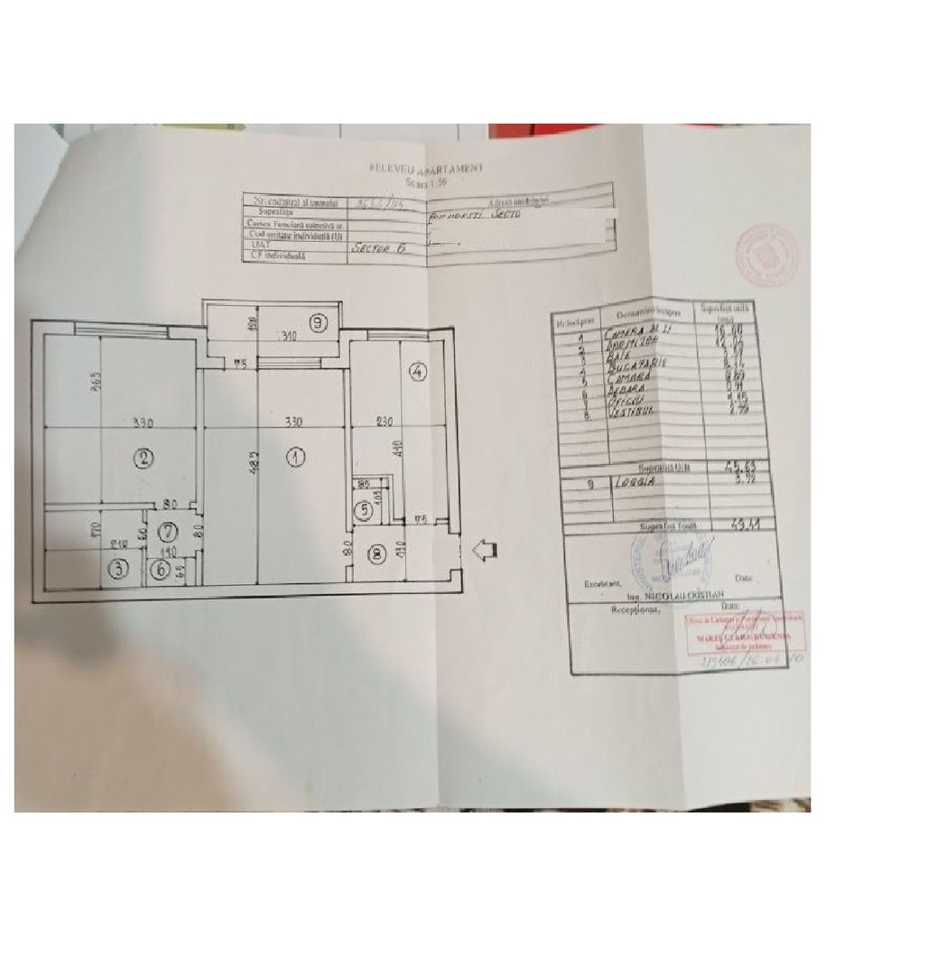 De vanzare Aparatament 2 camere Veteranilor - Poză 13