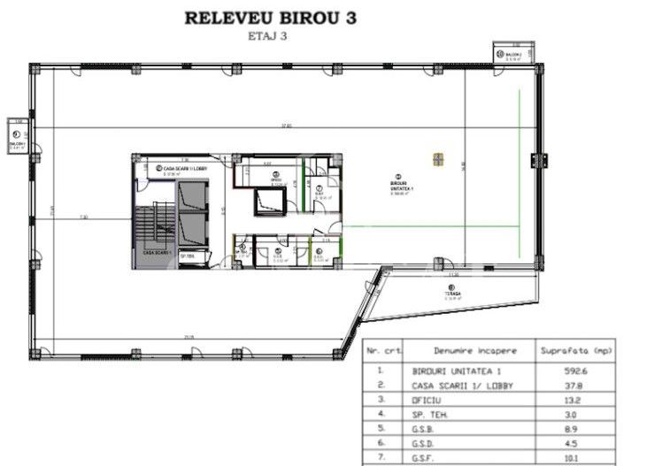 Spațiu de birou open space clasa A clădire nouă - Poză 6