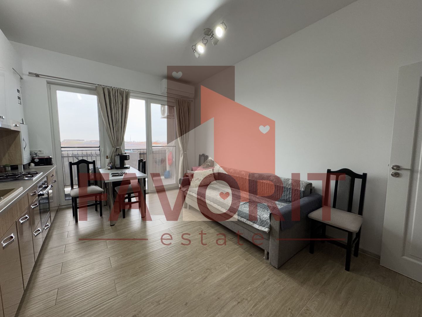 Apartament nou cu 2 camere mobilat si utilat la etaj intermediar - Poză 3
