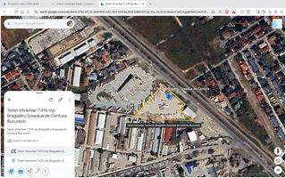 Teren intravilan 7.476 mp Bragadiru Deschidere 80 ml Soseaua de Centura - Poză 2