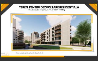 Teren pentru Dezvoltare Rezidentiala cu Autorizatie Emisa | Str. Carpatilor - Poză 3