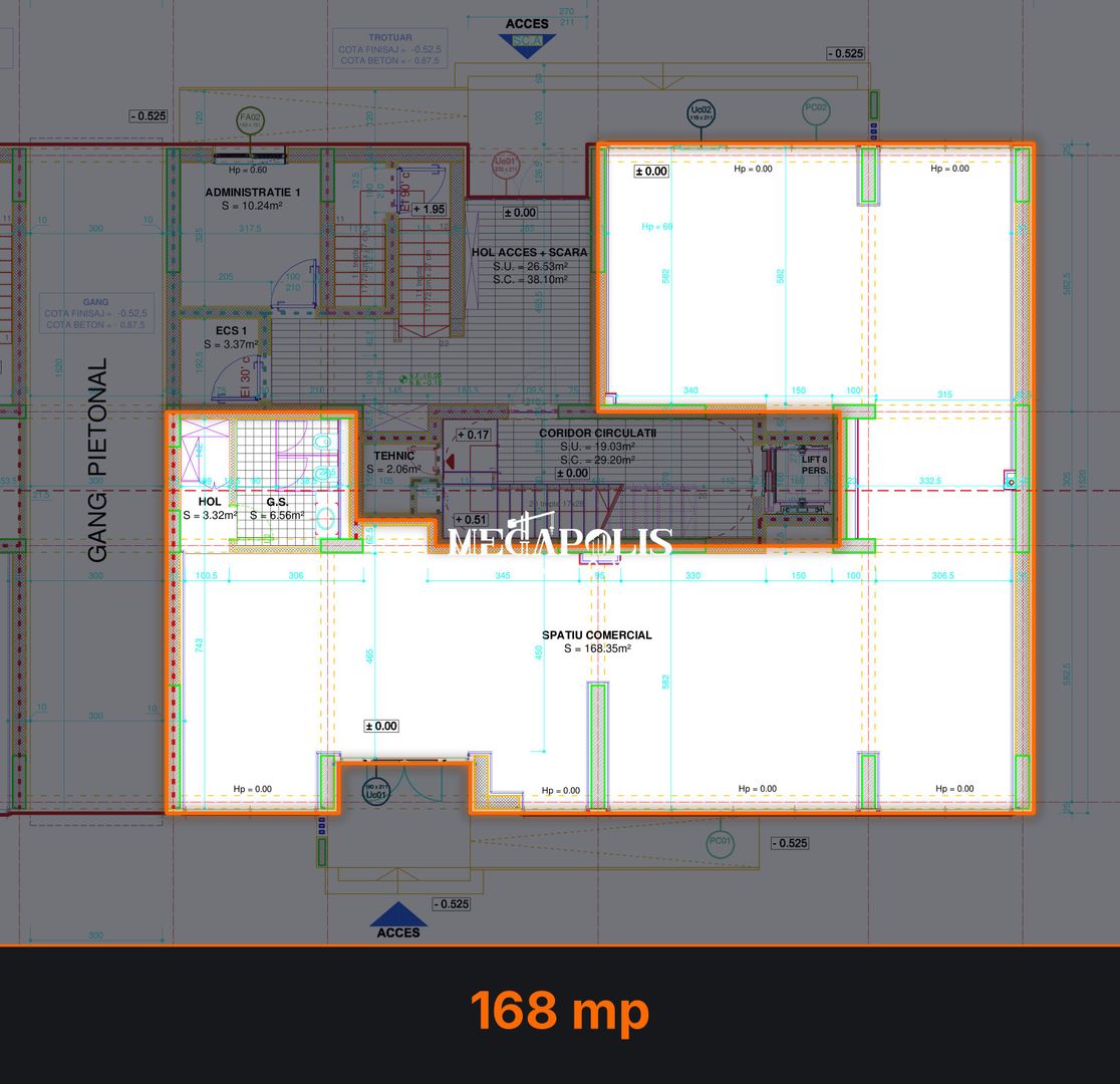Spațiu comercial 168 mp | vitrină la Calea București | Noua | Braşov - Poză 3