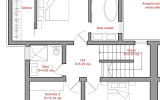 Duplex cu 5 camere si teren de 372mp - Poză 16