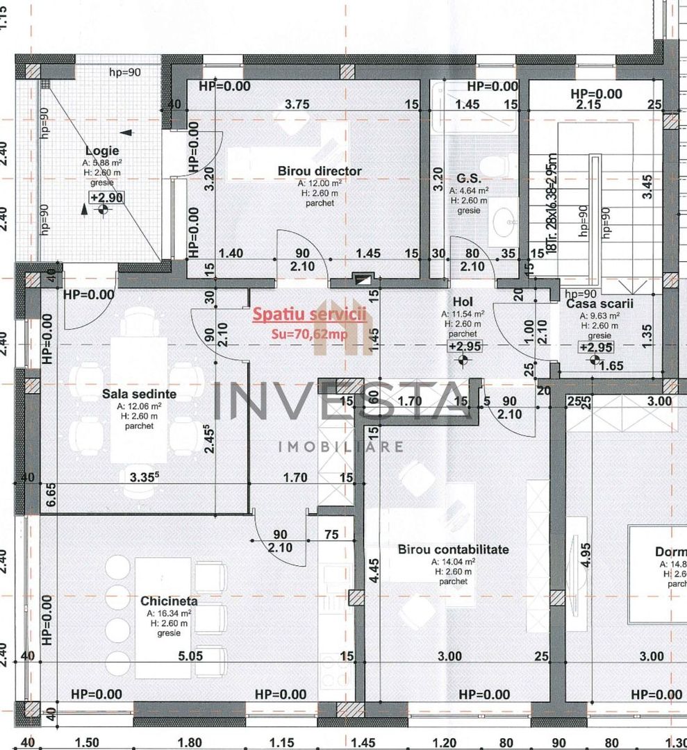 Oportunitate de investite! Pret 2066 euro/mp! 6 parcari incluse ! - Schiță 3