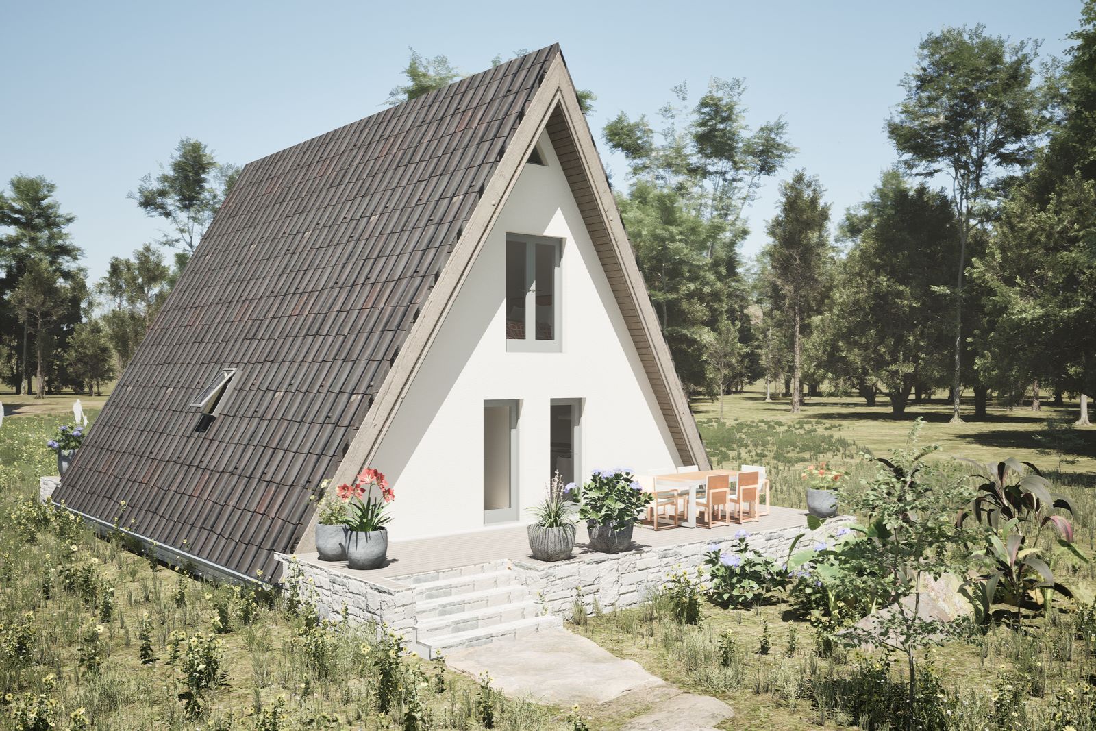 Casa A frame deosebita de vanzare in Snagov - Poză 5