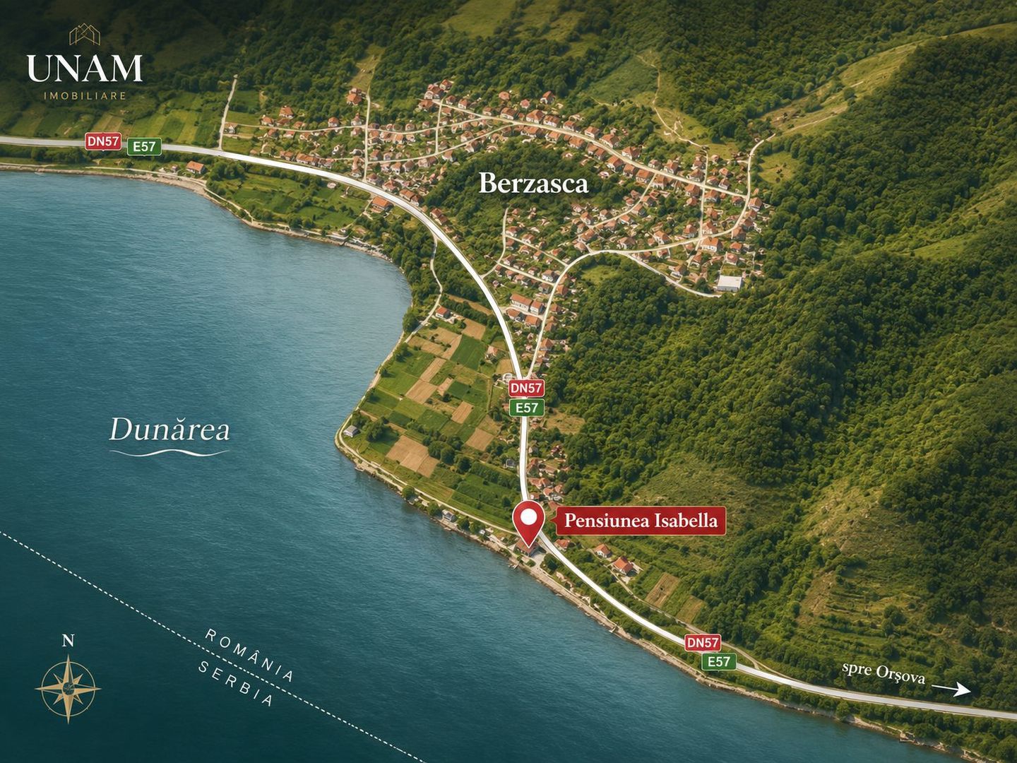 Pensiune cu acces direct la Dunare si teren de peste 6.000 mp, Berzasca - Poză 2