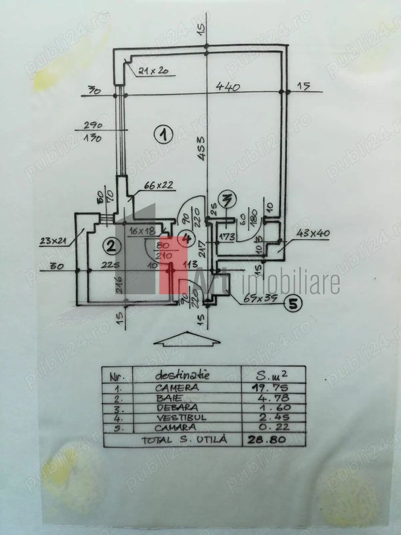 Garsoniera  Cismigiu - Stirbei -voda - Poză 5