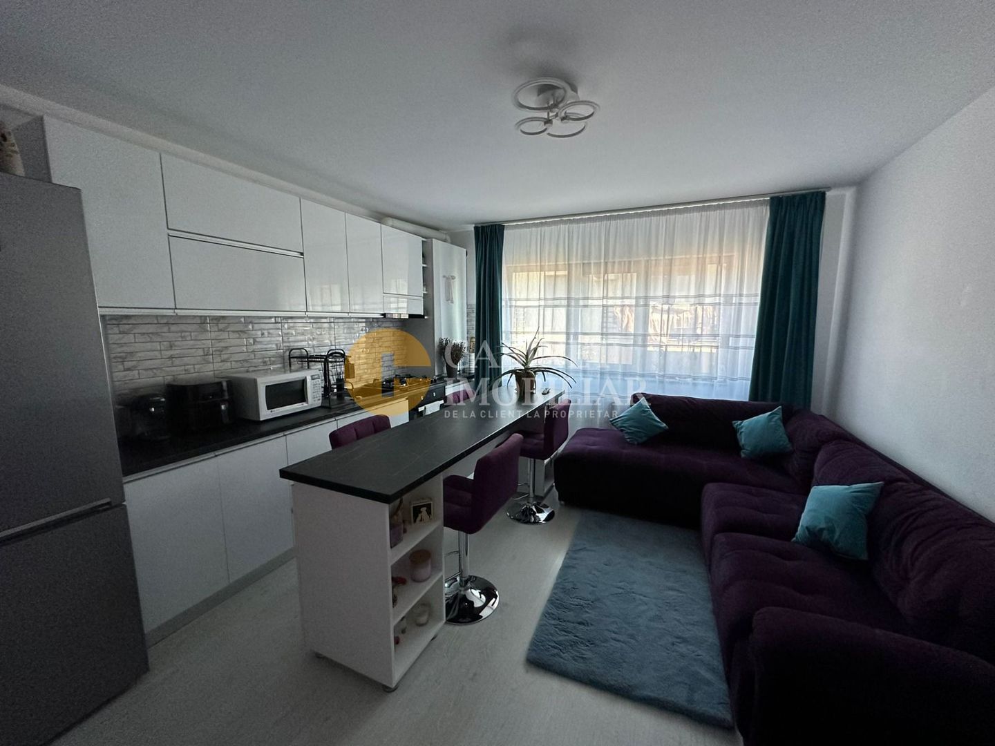 3 CAMERE DECOMANDAT- CURTE PROPRIE- MOBILAT+UTILAT-  CUBIC PLAZA - Poză 2