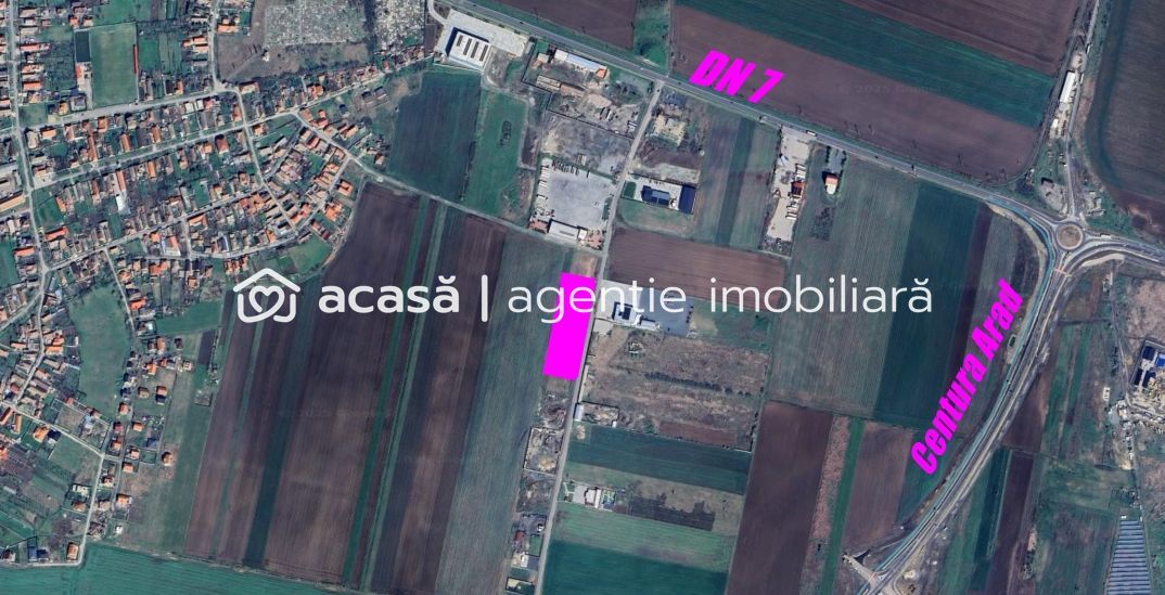 Teren cu acces DN7 și A1, ideal pentru dezvoltări industriale - Poză 1