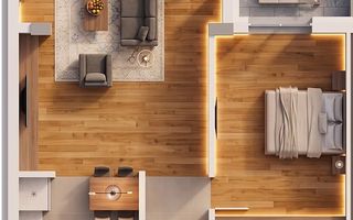 Apartament 2 camere decomandat 68 mp si terasa, bloc nou, Marasti! - Poză 5