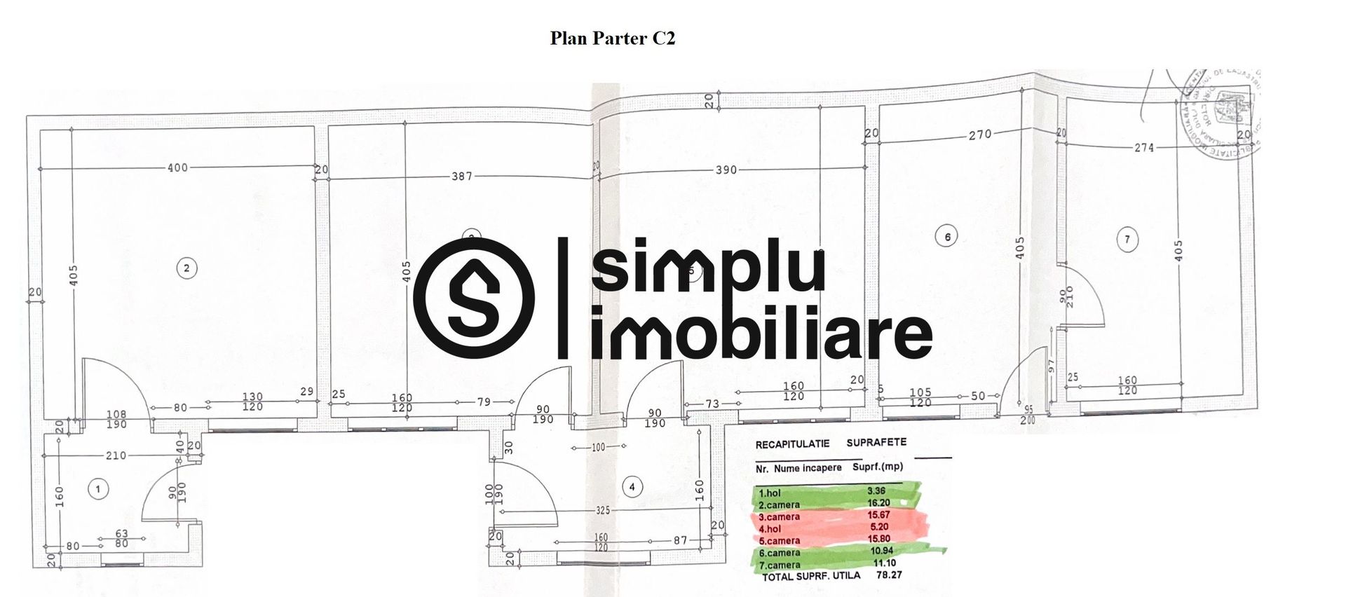 Cazare Muncitori centrul Craiovei - Schiță 7