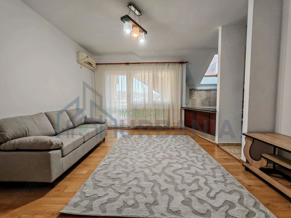 Apartament 3 camere cu mansardă, Piața Păcurari, Iași - 100 mp, mobilat - Poză 1