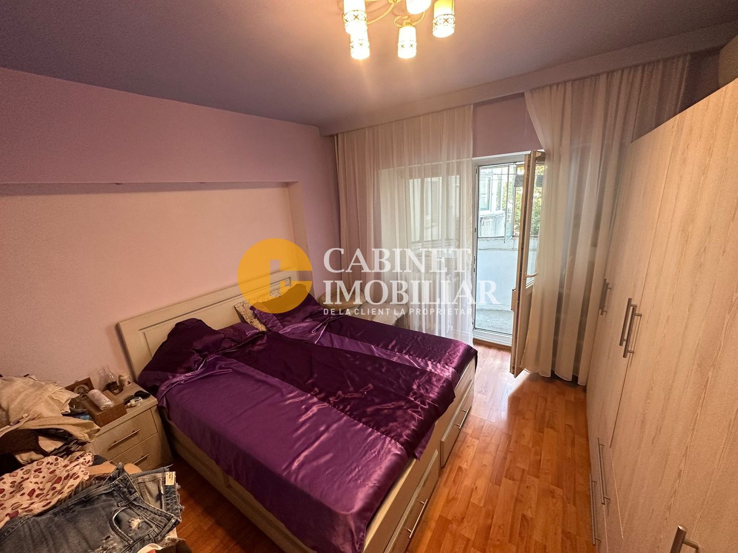 PACURARI - 3 CAMERE DECOMANDAT - ETAJ 2 - BLOC 1990 - Poză 3