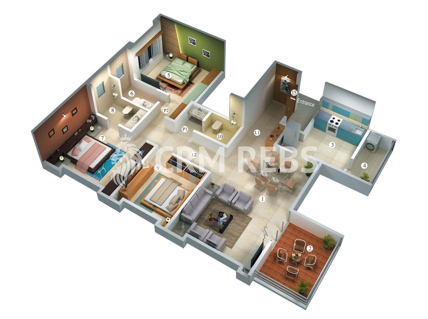 Apartament cu 3 camere în zona Dristor - Poză 49