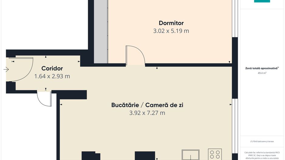 Apartament 2 camere Zona Pacii - Poză 14