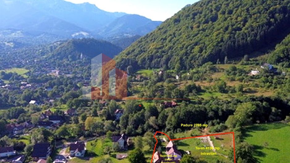 Teren 7.444 mp + casă tradițională în Predeluț–Bran - Poză 3