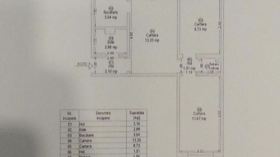 Apartament cu trei camere zona Dacia - Poză 20