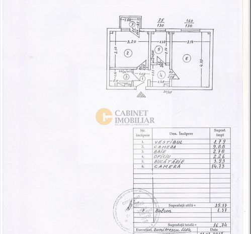 Apartament decomandat 2 camere |  Piata Victoriei - Poză 8