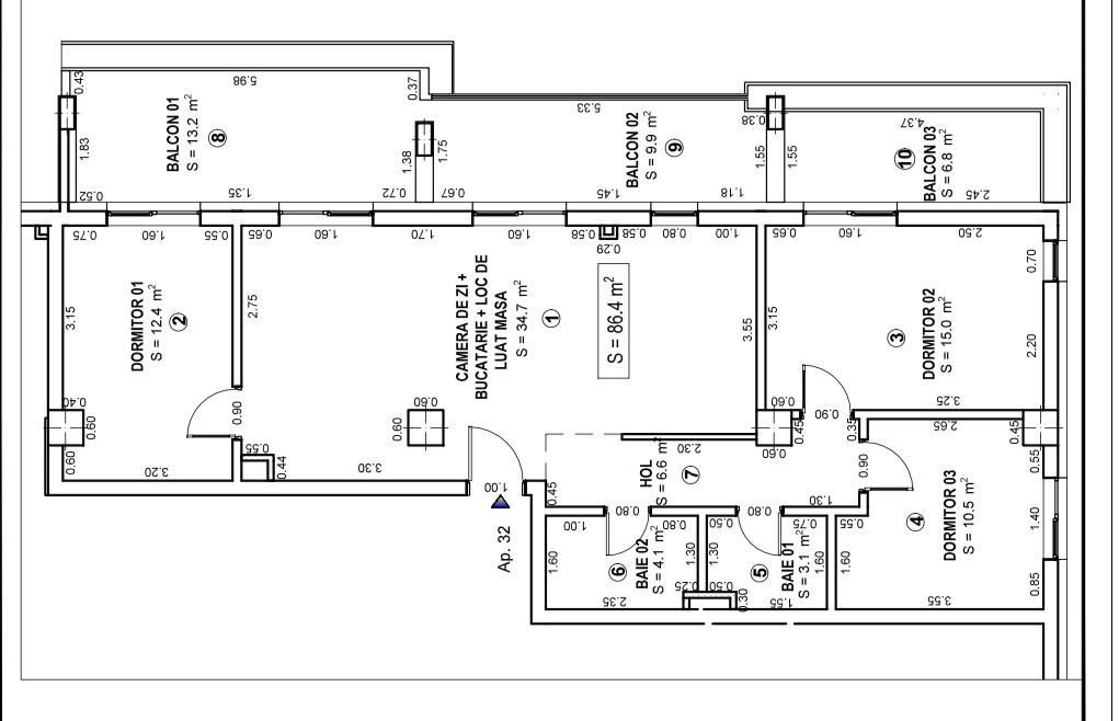 Apartament 4 camere, parcare subterana+boxa. Telegrafului - Poză 8