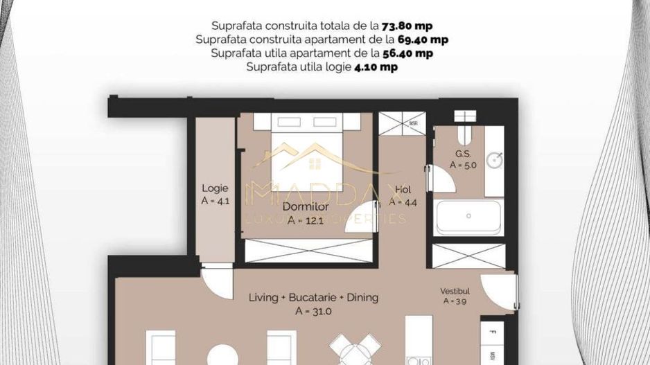 Proiect rezidențial // Apartamente 1-5 camere // Finalizare 2026 - Poză 48