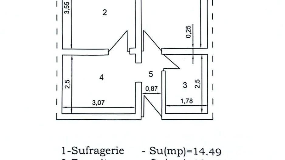 Apartament cu 2 camere, etaj 4, mobilat și utilat, VASLUI - zona ANA IPATESCU; - Poză 9