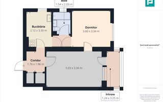Apartament clasic cu 2 camere în Grădiște - Poză 8