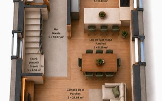 Duplex premium cu eficiență energetică ridicată - Cartier Europa, Aleea Muzicii - Poză 8