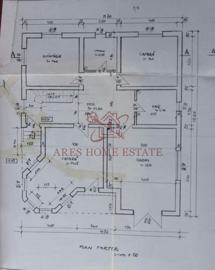 Casă 7 camere de vânzare/închiriere Izvin + anexă 90 mp- Comision 0 - Schiță 27