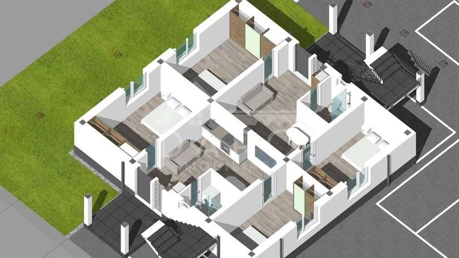 Vând ap bloc nou 2 cam 57 mp 2 balcoane parcare 7 Nov-Nordului 2 kmUMF - Poză 6