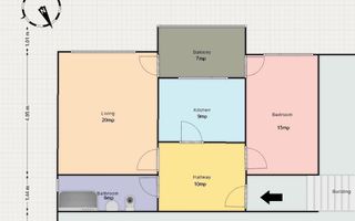 Apartament 2 camere decomandat | Ștrand, Sibiu | balcon, parcare - Poză 7